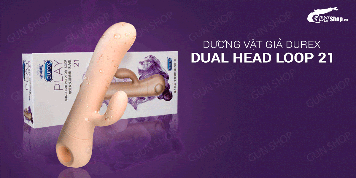 Shop bán Dương vật giả rung có nhánh - Durex Dual Head Vibrator Loop 21 mới nhất Shop bán Dương vật giả rung có nhánh - Durex Dual Head Vibrator Loop 21 mới nhất