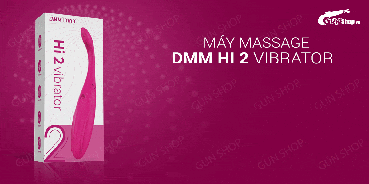 Nhập sỉ Máy massage kích thích điểm G 10 tốc độ rung - DMM Hi 2 Vibrator giá tốt Nhập sỉ Máy massage kích thích điểm G 10 tốc độ rung - DMM Hi 2 Vibrator giá tốt