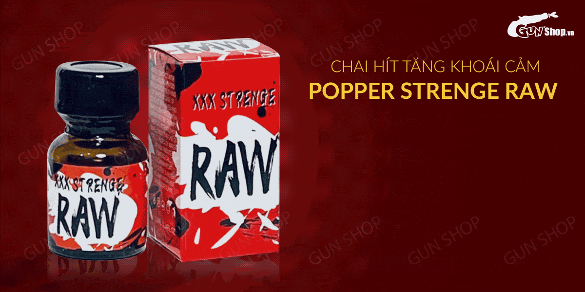 Kho sỉ Chai hít tăng khoái cảm Popper Strenge Raw - Chai 10ml giá rẻ Kho sỉ Chai hít tăng khoái cảm Popper Strenge Raw - Chai 10ml giá rẻ