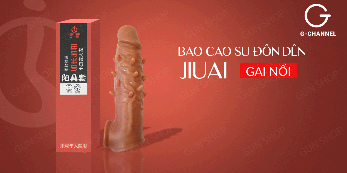 Giá sỉ Bao cao su đôn dên tăng kích thước Jiuai - Gai nổi hàng mới về Giá sỉ Bao cao su đôn dên tăng kích thước Jiuai - Gai nổi hàng mới về
