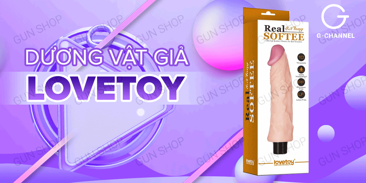 Shop bán Dương vật giả rung 10 chế độ pin - Lovetoy Real Softee mới nhất Shop bán Dương vật giả rung 10 chế độ pin - Lovetoy Real Softee mới nhất