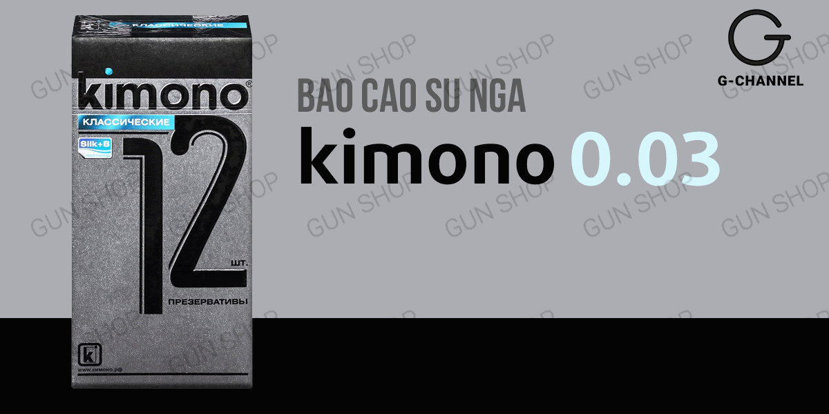 Cung cấp Bao cao su Kimono Xám - Mỏng 0.03mm - Hộp 12 cái cao cấp Cung cấp Bao cao su Kimono Xám - Mỏng 0.03mm - Hộp 12 cái cao cấp