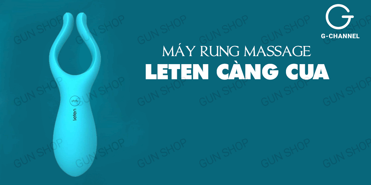 Cung cấp Máy rung massage hình càng cua đa chế độ rung sạc điện - Leten chính hãng Cung cấp Máy rung massage hình càng cua đa chế độ rung sạc điện - Leten chính hãng