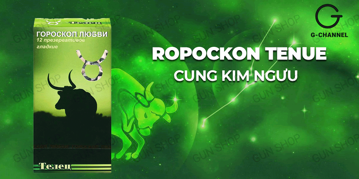  Bảng giá Bao cao su Ropockon Cung Kim Ngưu - Mỏng 0.03mm hương dâu - Hộp 12 cái hàng xách tay