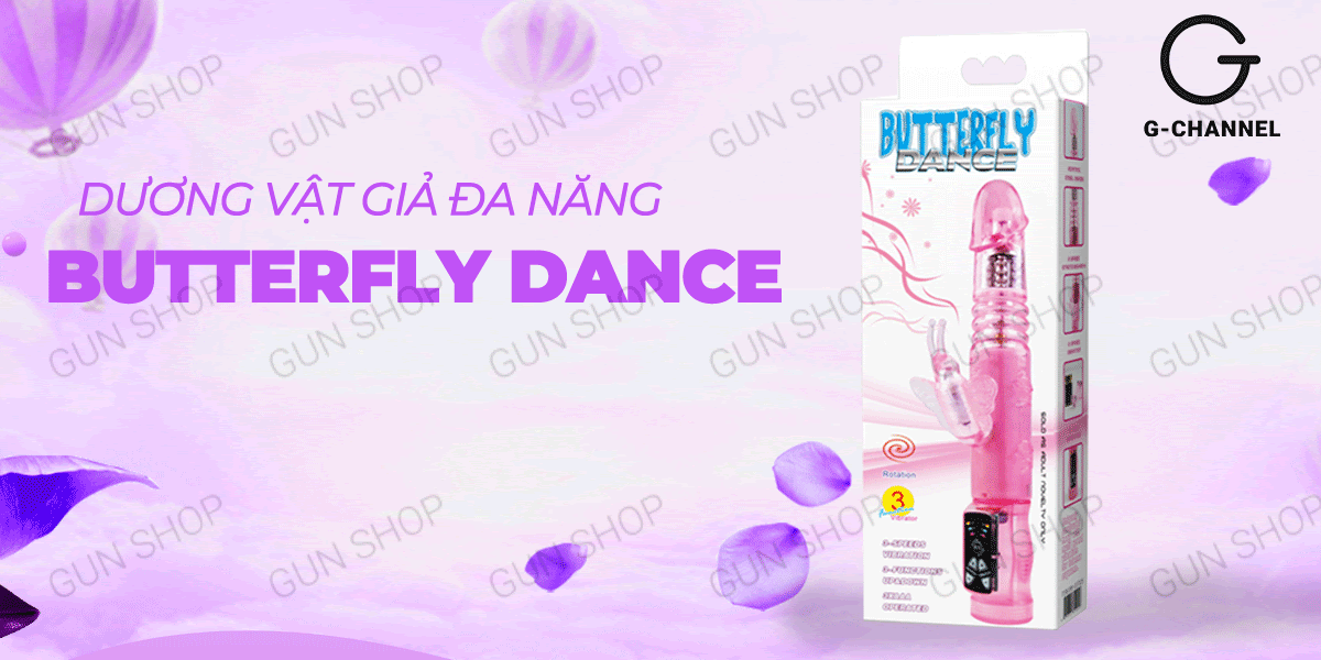 Bỏ sỉ Dương vật giả đa năng rung thụt 3 chế độ dùng pin - Butterfly Dance có tốt không? Bỏ sỉ Dương vật giả đa năng rung thụt 3 chế độ dùng pin - Butterfly Dance có tốt không?