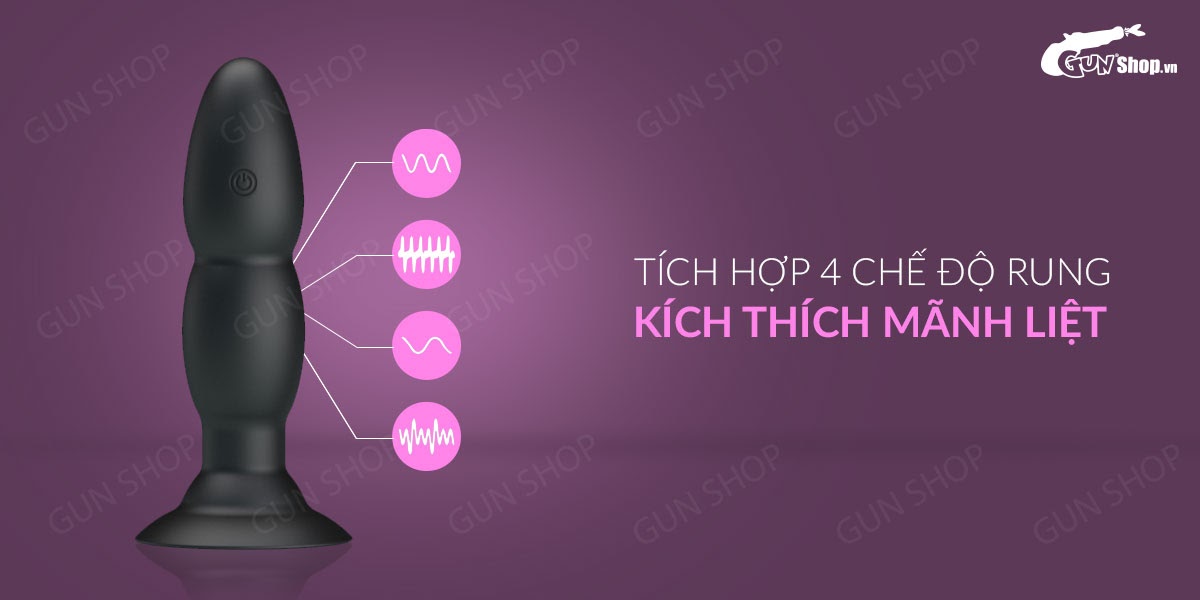 Giá sỉ Que rung kích thích hậu môn 4 chế độ rung điều khiển từ xa dùng sạc - Pretty Love Beaded giá sỉ Giá sỉ Que rung kích thích hậu môn 4 chế độ rung điều khiển từ xa dùng sạc - Pretty Love Beaded giá sỉ