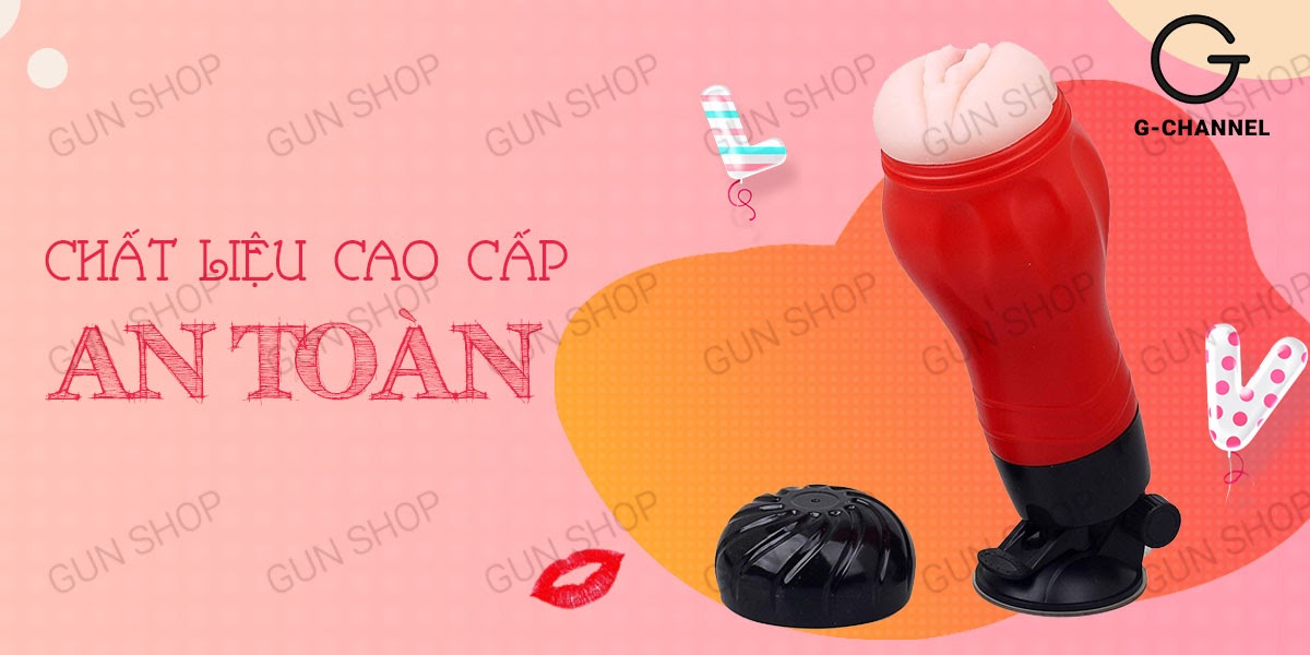  Đại lý Âm đạo giả dính tường 12 tần số rung - Crazy Bull Red Flora giá rẻ