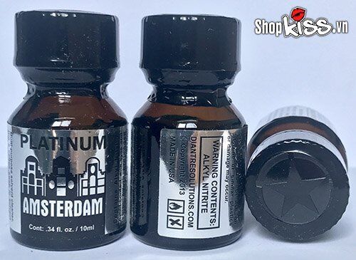  Sỉ Amsterdam Platinum poppers 10ml – made in USA chính hãng