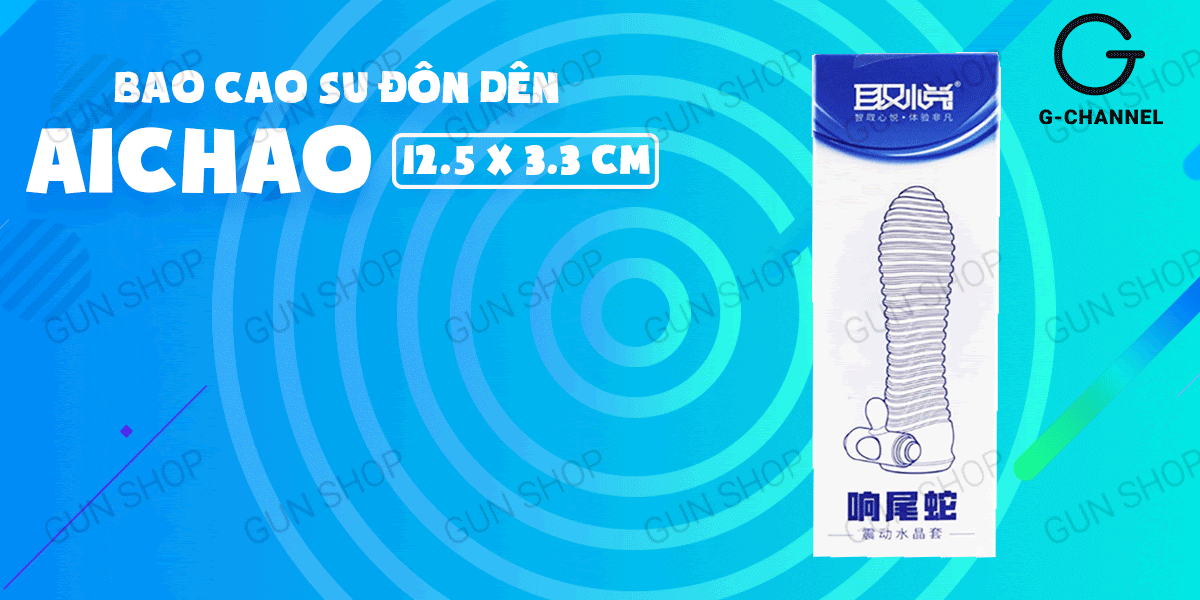 Bỏ sỉ Bao cao su đôn dên tăng kích thước rung - Aichao Xanh nhập khẩu Bỏ sỉ Bao cao su đôn dên tăng kích thước rung - Aichao Xanh nhập khẩu