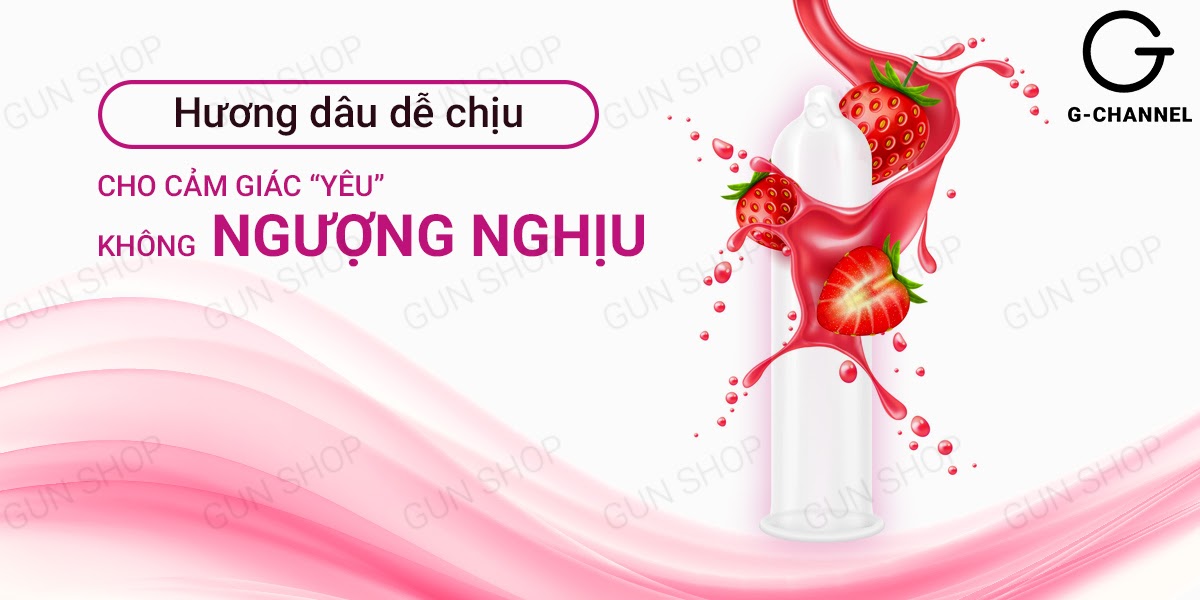 Shop bán Bao cao su Relax - Hương dâu - Hộp 12 cái loại tốt Shop bán Bao cao su Relax - Hương dâu - Hộp 12 cái loại tốt
