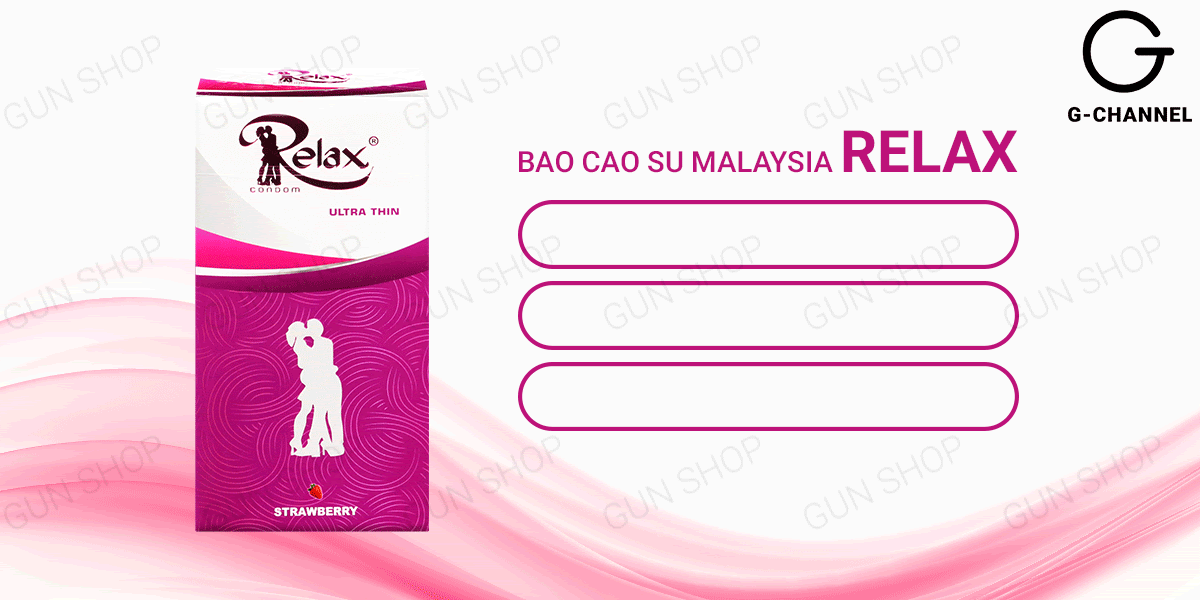 Shop bán Bao cao su Relax - Hương dâu - Hộp 12 cái loại tốt Shop bán Bao cao su Relax - Hương dâu - Hộp 12 cái loại tốt