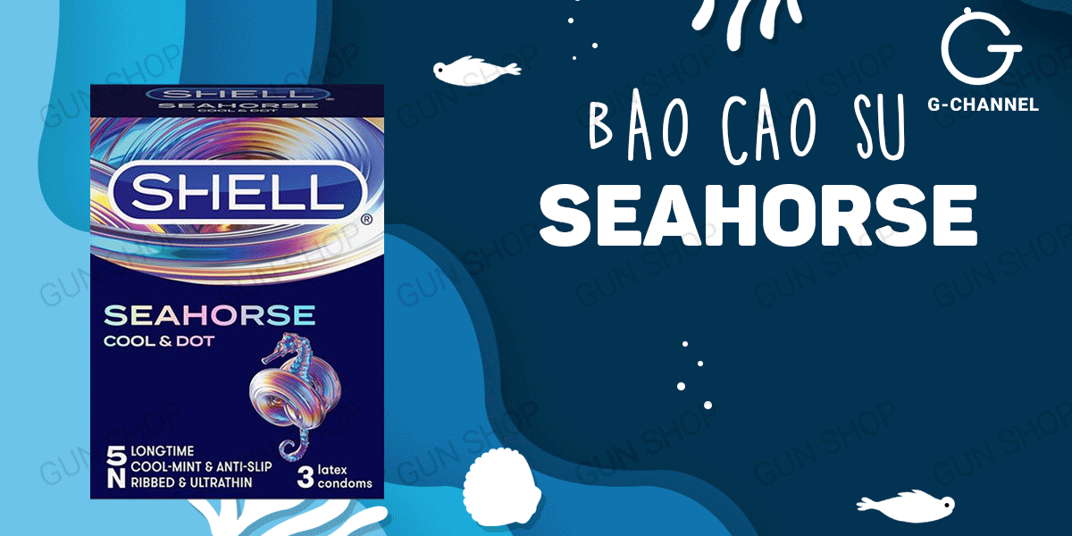 Cung cấp Bao cao su Shell Seahorse - Kéo dài thời gian - Hộp 3 cái giá sỉ Cung cấp Bao cao su Shell Seahorse - Kéo dài thời gian - Hộp 3 cái giá sỉ