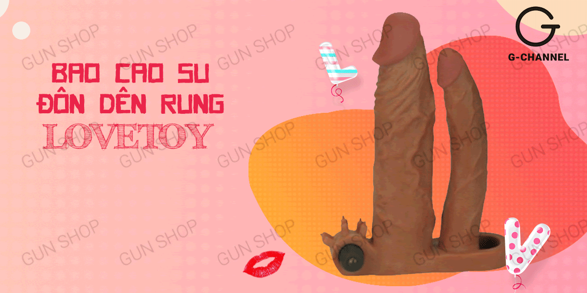 Review Bao cao su đôn dên tăng kích thước rung mạnh Lovetoy 2 đầu giá rẻ Review Bao cao su đôn dên tăng kích thước rung mạnh Lovetoy 2 đầu giá rẻ