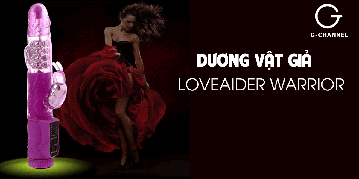 Nhập sỉ Dương vật giả 2 đầu rung xoay đa hướng pin - Loveaider Warrior loại tốt Nhập sỉ Dương vật giả 2 đầu rung xoay đa hướng pin - Loveaider Warrior loại tốt