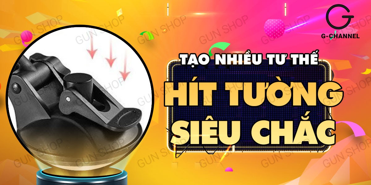 Bán Dương vật giả dính tường thụt cực mạnh xoay 360 độ tỏa nhiệt - Stroking Man III - Gold giá sỉ Bán Dương vật giả dính tường thụt cực mạnh xoay 360 độ tỏa nhiệt - Stroking Man III - Gold giá sỉ