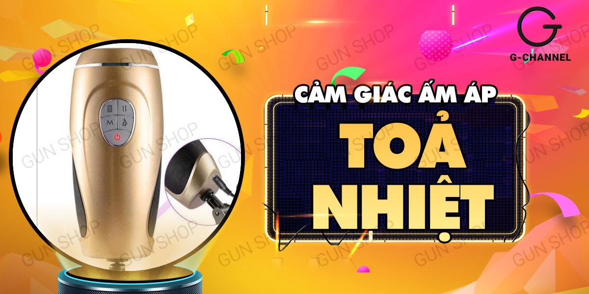 Bán Dương vật giả dính tường thụt cực mạnh xoay 360 độ tỏa nhiệt - Stroking Man III - Gold giá sỉ Bán Dương vật giả dính tường thụt cực mạnh xoay 360 độ tỏa nhiệt - Stroking Man III - Gold giá sỉ