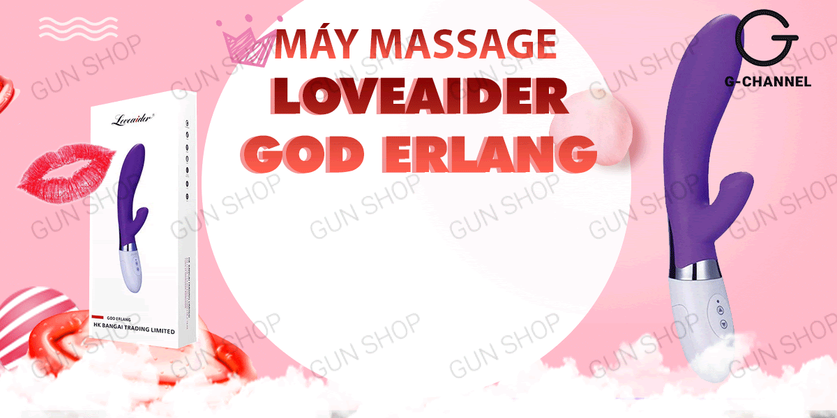 Bỏ sỉ Dương vật giả đa chế độ rung pin - Loveaider God Erlang giá rẻ Bỏ sỉ Dương vật giả đa chế độ rung pin - Loveaider God Erlang giá rẻ