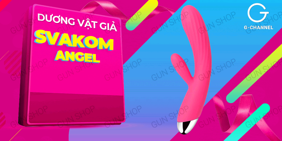 Thông tin Dương vật giả động cơ rung kép mạnh mẽ chế độ sưởi ấm sạc điện - Svakom Angel chính hãng Thông tin Dương vật giả động cơ rung kép mạnh mẽ chế độ sưởi ấm sạc điện - Svakom Angel chính hãng