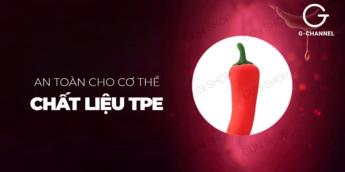 Cung cấp Dương vật giả rung hình quả ớt đa chế độ rung sạc điện - Wistone Pepper chính hãng Cung cấp Dương vật giả rung hình quả ớt đa chế độ rung sạc điện - Wistone Pepper chính hãng