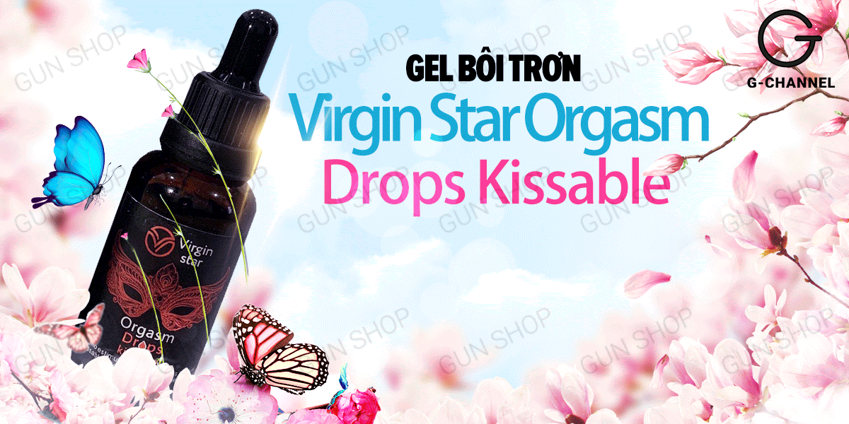 Đại lý Gel bôi trơn kích thích và tăng khoái cảm nữ - Virgin Star Orgasm Drops Kissable - Chai 30ml giá sỉ Đại lý Gel bôi trơn kích thích và tăng khoái cảm nữ - Virgin Star Orgasm Drops Kissable - Chai 30ml giá sỉ
