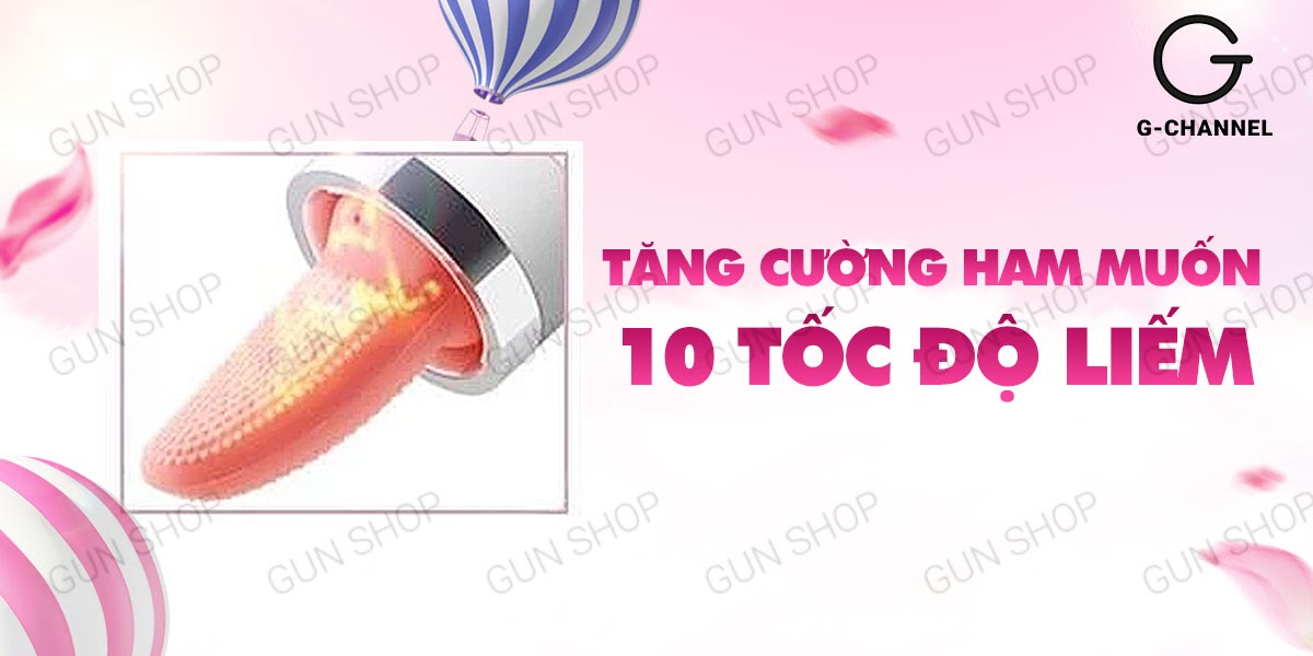  Nhập sỉ Máy rung massage kích thích âm đạo có lưỡi giả hút liếm - Mizz Zee giá sỉ