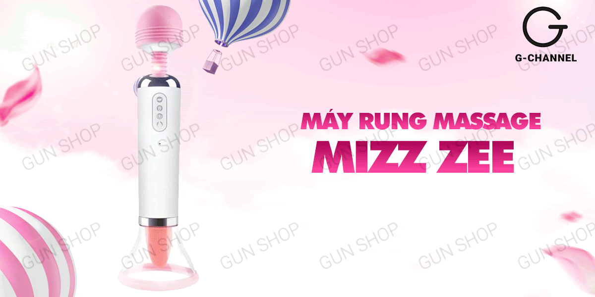  Nhập sỉ Máy rung massage kích thích âm đạo có lưỡi giả hút liếm - Mizz Zee giá sỉ