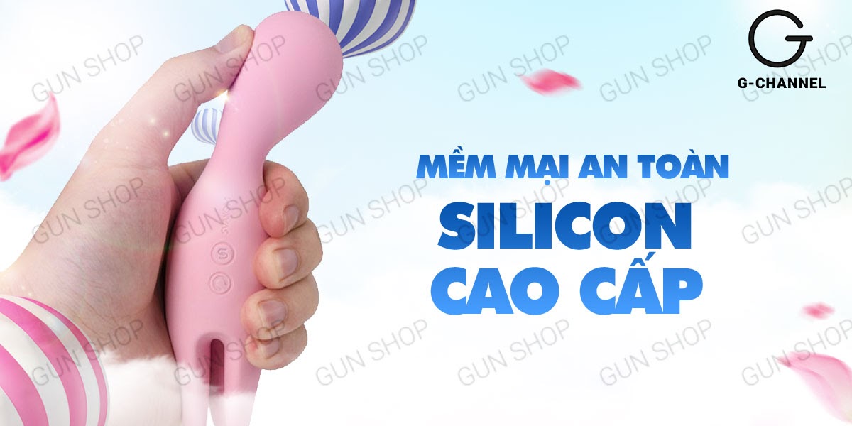 Sỉ Máy rung massage 2 đầu rung mạnh mẽ sạc điện - Svakom Nymph giá tốt Sỉ Máy rung massage 2 đầu rung mạnh mẽ sạc điện - Svakom Nymph giá tốt