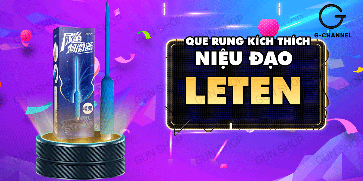 Mua Que rung kích thích niệu đạo cho nam 7 chế độ rung pin - Leten chính hãng Mua Que rung kích thích niệu đạo cho nam 7 chế độ rung pin - Leten chính hãng