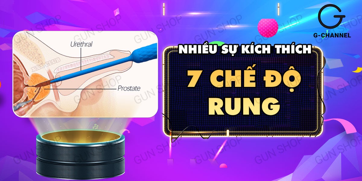 Mua Que rung kích thích niệu đạo cho nam 7 chế độ rung pin - Leten chính hãng Mua Que rung kích thích niệu đạo cho nam 7 chế độ rung pin - Leten chính hãng