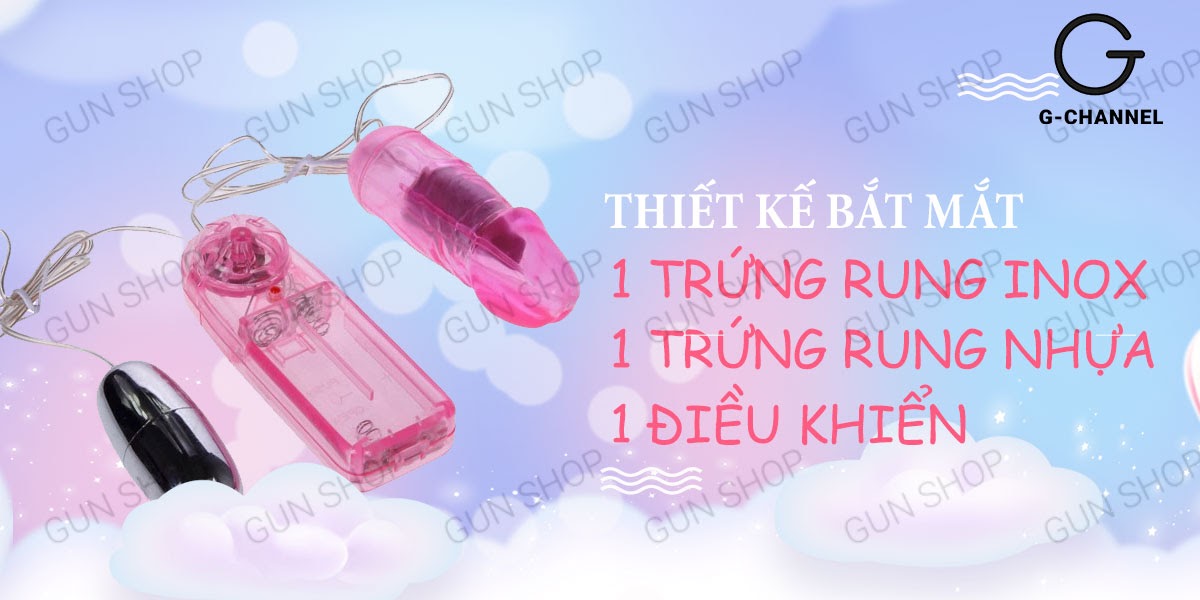  Địa chỉ bán Trứng rung tình yêu inox 2 đầu - Baile Give You A Scare giá sỉ